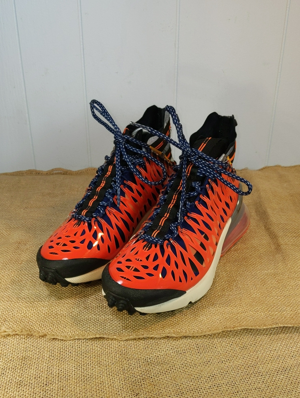 Nike Air Max 279 SP SOE ISPA 'Terra Orange' Men's Sneakers Sz 7, Blue/Orange